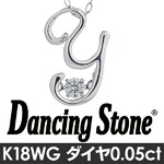 ダンシングストーン K18WG・天然ダイヤモンドシリーズイニシャル「Ｙ」ペンダント/ネックレス 詳細情報
